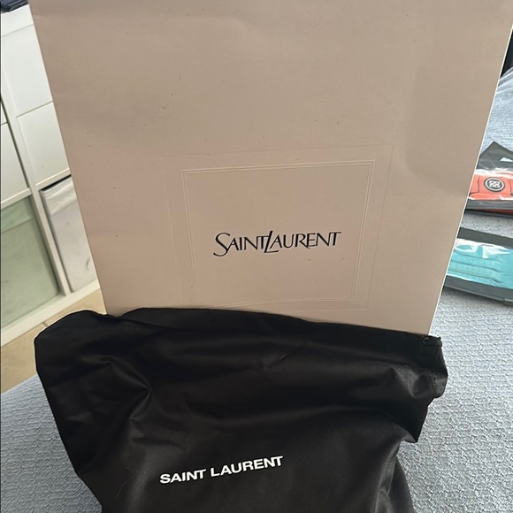 YSL Tan Shoulder Bag with Chain Strap - Picture 15 of 15